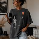  Well Shit Graphic Tee, Funny Halloween Shirt, Skeleton Shirt, Spooky Season Tee, Comfort Colors Halloween Shirt, Funny Fall Shirt