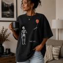  Well Shit Graphic Tee, Funny Halloween Shirt, Skeleton Shirt, Spooky Season Tee, Comfort Colors Halloween Shirt, Funny Fall Shirt