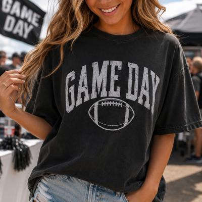 Game Day Football Graphic Tee, Comfort Color Tee, Sports Shirt, Football Shirt