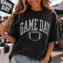  Game Day Football Graphic Tee, Comfort Color Tee, Sports Shirt, Football Shirt