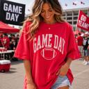  Game Day Football Graphic Tee, Comfort Color Tee, Sports Shirt, Football Shirt