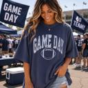  Game Day Football Graphic Tee, Comfort Color Tee, Sports Shirt, Football Shirt