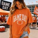  Game Day Football Graphic Tee, Comfort Color Tee, Sports Shirt, Football Shirt