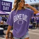  Game Day Football Graphic Tee, Comfort Color Tee, Sports Shirt, Football Shirt
