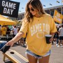  Game Day Football Graphic Tee, Comfort Color Tee, Sports Shirt, Football Shirt