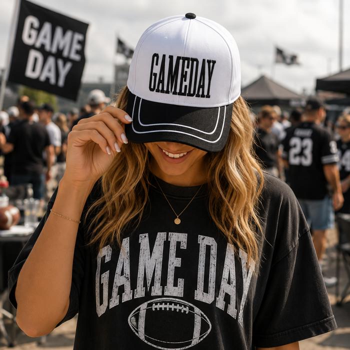 GAMEDAY Embroidered Retro Style Hat