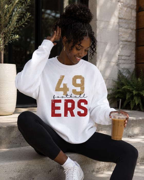 Vintage Team Sweatshirt, Football Game Day Crewneck, Football Fan Pullover, Sports Sweatshirt, Unisex Crewneck