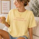  Mahjong With Mahgirls Comfort Colors Tee, Funny Mahjong Shirt, Mahjong Gift for Women, Cute Mahjong Graphic T-Shirt, Mahjong Club Tee