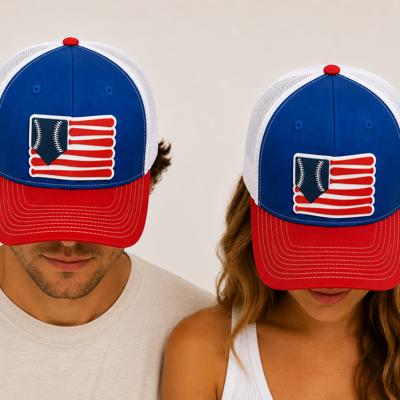 Baseball Flag, PVC Rubber Patch Hat
