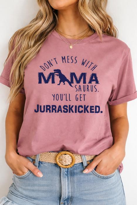 Mama Saurus Graphic Tee, Bella Canvas Shirt