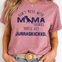  Mama Saurus Graphic Tee, Bella Canvas Shirt