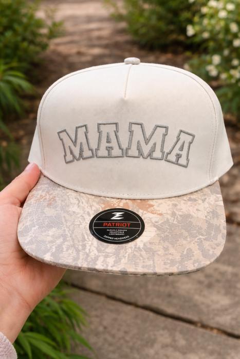 Embroidered Mama Tree Camo Hat