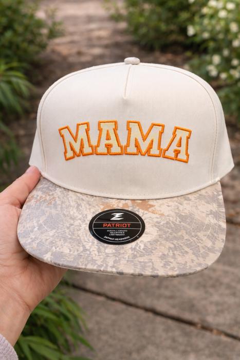 Embroidered Mama Tree Camo Hat