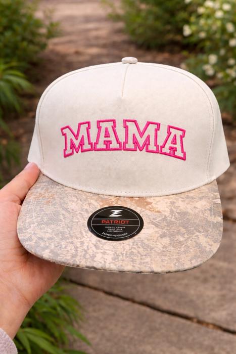Embroidered Mama Tree Camo Hat