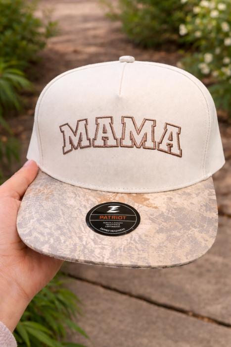 Embroidered Mama Tree Camo Hat