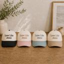  Embroidered Love Like Jesus Two Tone Hat