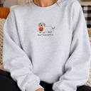  Halloween Dachshund Sweatshirt, Halloweenie Weenie Dog Shirt, Cute Ghost Dog Sweatshirt, Dog Mom Halloween Crewneck, Fall Sweatshirt