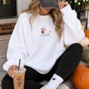  Halloween Dachshund Sweatshirt, Halloweenie Weenie Dog Shirt, Cute Ghost Dog Sweatshirt, Dog Mom Halloween Crewneck, Fall Sweatshirt