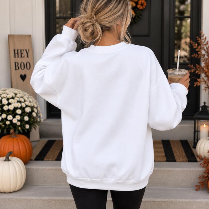 Halloween Dachshund Sweatshirt, Halloweenie Weenie Dog Shirt, Cute Ghost Dog Sweatshirt, Dog Mom Halloween Crewneck, Fall Sweatshirt