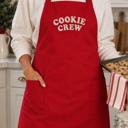  Personalized Embroidered Apron, Custom Name Apron, Custom Text Cooking Apron, Gift for Mom Grandma Dad, Baking Kitchen BBQ Gift  Description