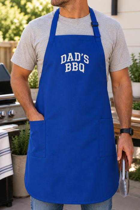 Personalized Embroidered Apron, Custom Name Apron, Custom Text Cooking Apron, Gift for Mom Grandma Dad, Baking Kitchen BBQ Gift  Description