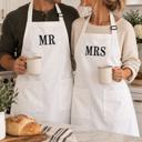  Personalized Embroidered Apron, Custom Name Apron, Custom Text Cooking Apron, Gift for Mom Grandma Dad, Baking Kitchen BBQ Gift  Description