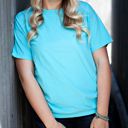 Small Lagoon Popular Garment Dyed Tee, Comfort Color, Oversized
