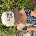 Country Girl Brown C.C. Brand Embroidered Trucker Hats