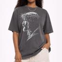  Jesus Portrait Graphic Tee, Oversized Street Wear, Shaka Brand Tee