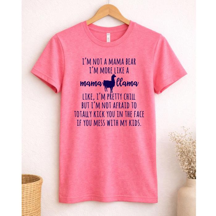 Mama Llama Graphic Tee, Bella Canvas Tee