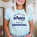  Mama Saurus Graphic Tee, Bella Canvas Shirt