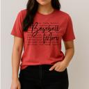  Baseball Mom Words Graphic Tee, Sports Tee, Mom Tee, Bella Canvas