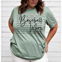  Baseball Mom Words Graphic Tee, Sports Tee, Mom Tee, Bella Canvas