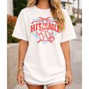  Hit The Dang Ball Graphic Tee, Comfort Color Tee, Oversized Fit