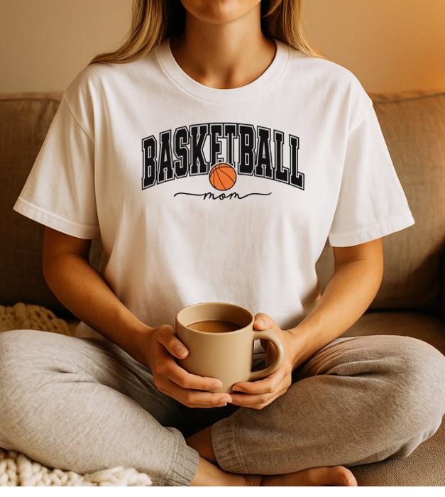 Basketball Mom Graphic Tee, Sports Tee