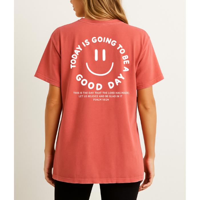 Good Day Oversized Graphic Tee, Comfort Color Tee