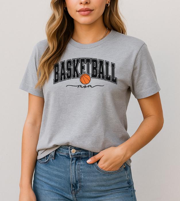 Basketball Mom Graphic Tee, Sports Tee