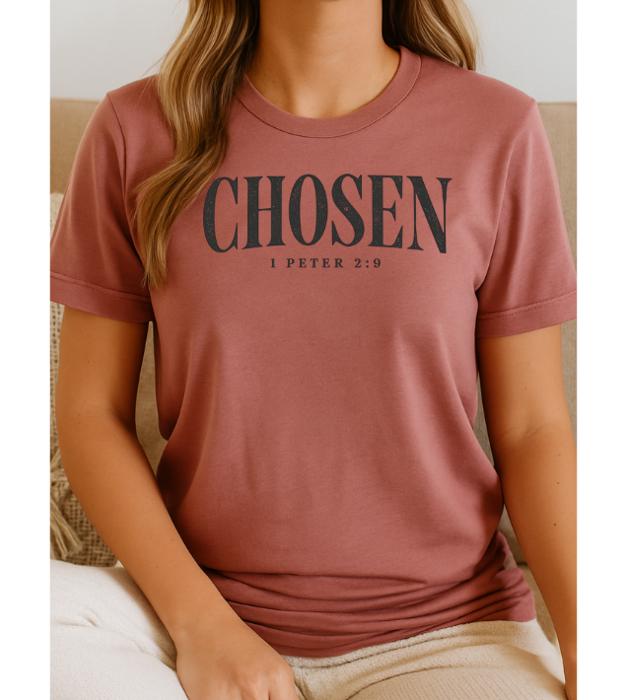 Chosen Graphic Tee, Bella Canvas Shirt
