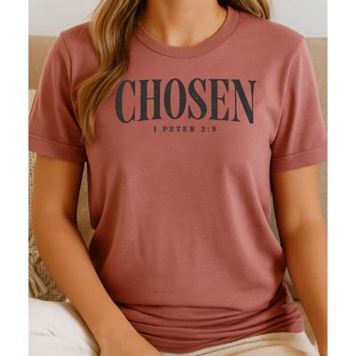 Chosen Graphic Tee, Bella Canvas Shirt