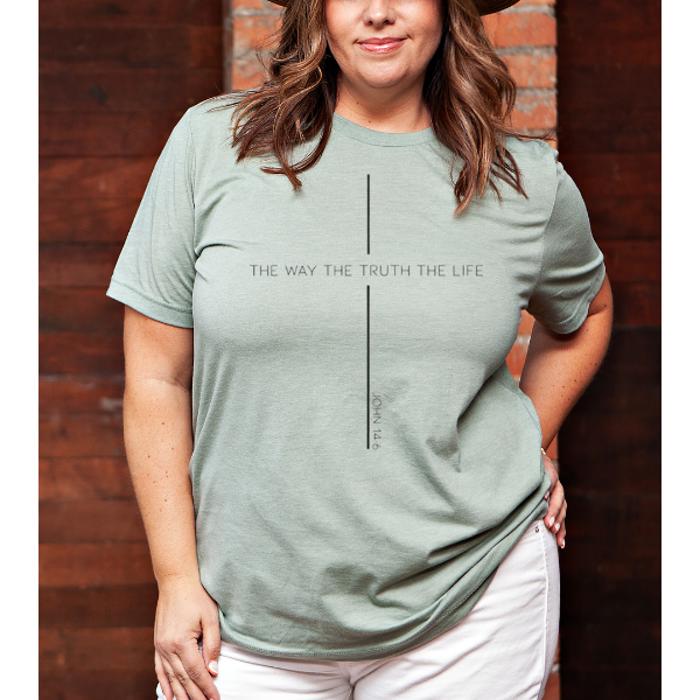 The Way The Truth The Life Graphic Tee, Unisex Tee