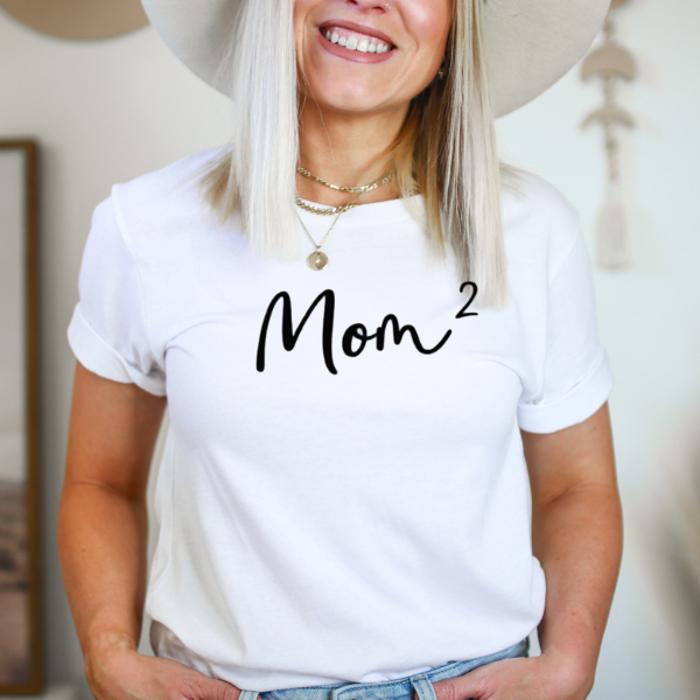 Mom Of 2 Graphic Tee, Mom Tee, Mother's Day Gift