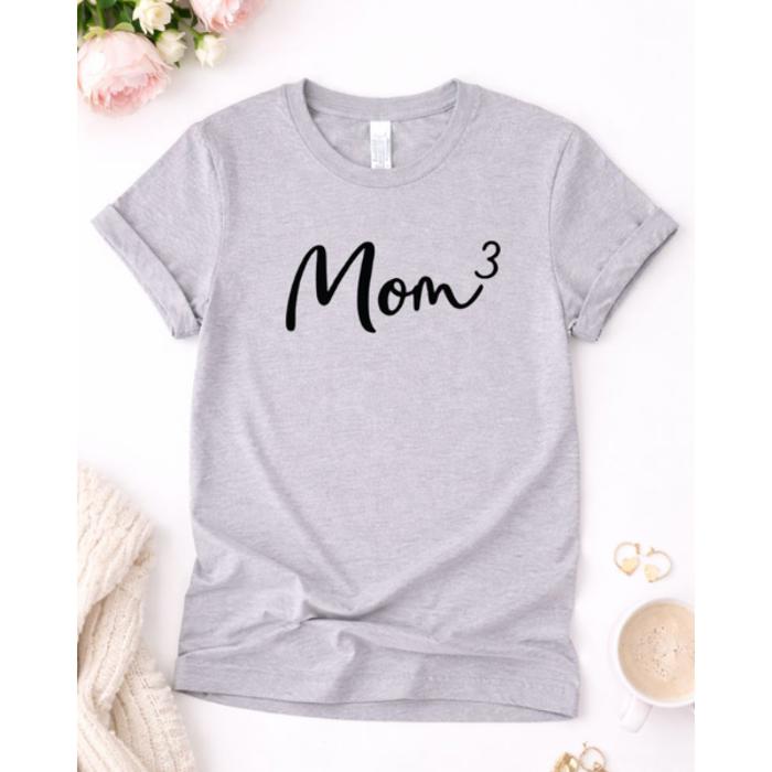 Mom Of 3 Graphic Tee, Mother's Tee, Mother's Day Gift