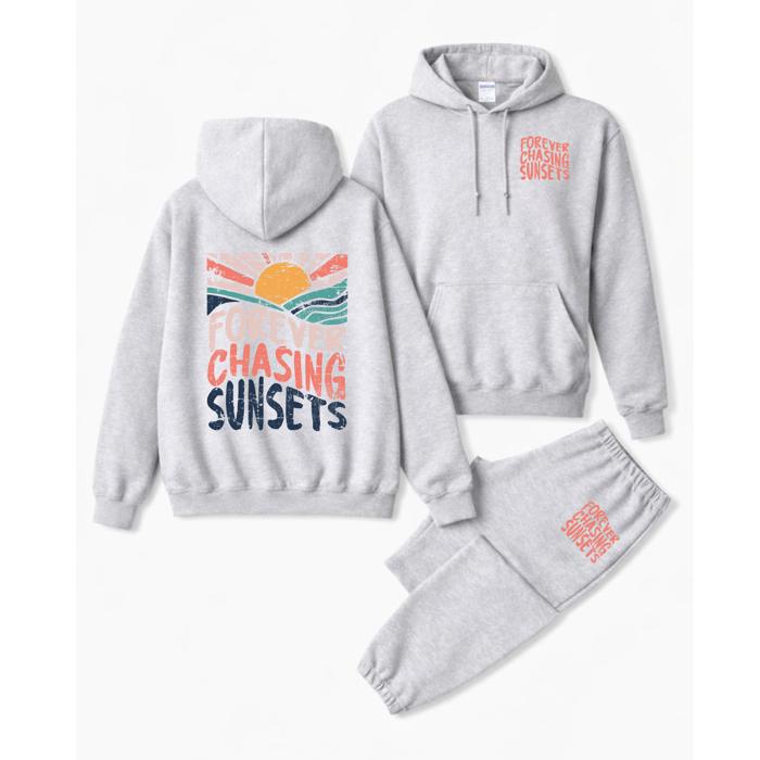 Forever Chasing Sunsets Sweat Set