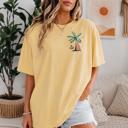  Be Still Oversized Tee, Comfort Color, Christian Tee, Beach Vibe