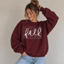  Fall Sweatshirt for Women, Cozy Autumn Crewneck, Fall Favorites Graphic Sweatshirt, Pumpkin Patch & Apple Cider Shirt, Fall Gift