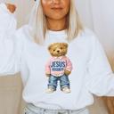  Jesus Loves Me Graphic Sweatshirt