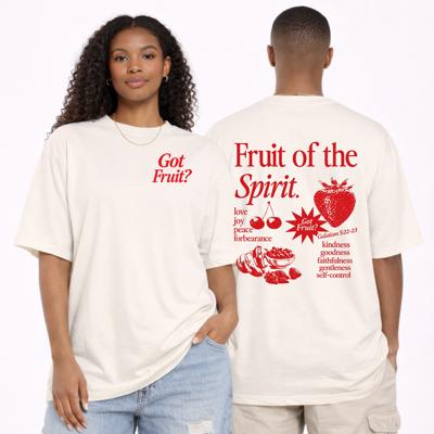 Fruit Of The Spirit Oversized Unisex Tee, Shaka Wear Tee, Street Wear Tee