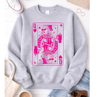 Hip Queen Of Hearts Sweatshirt