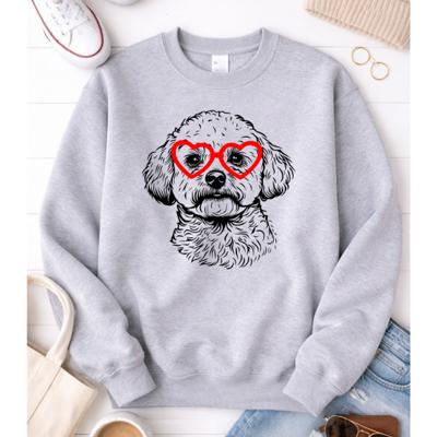 Bichon Love Graphic Sweatshirt