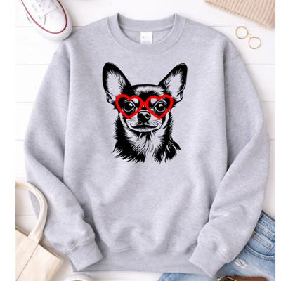 Chihuahua Love Graphic Sweatshirt 